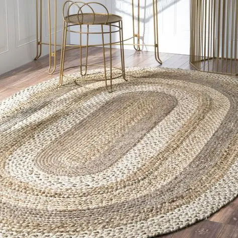 Sustainable Jute Rugs Eco-Friendly Handwoven Natural Fiber Rugs for Eco-Conscious Living Room Decor