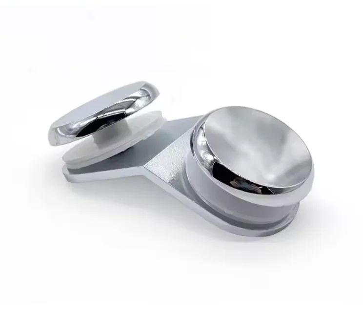 Rounded Corner Shower Room Partition Code Glass Double-Sided Connector 135 Degree Glass To Glass Clamp