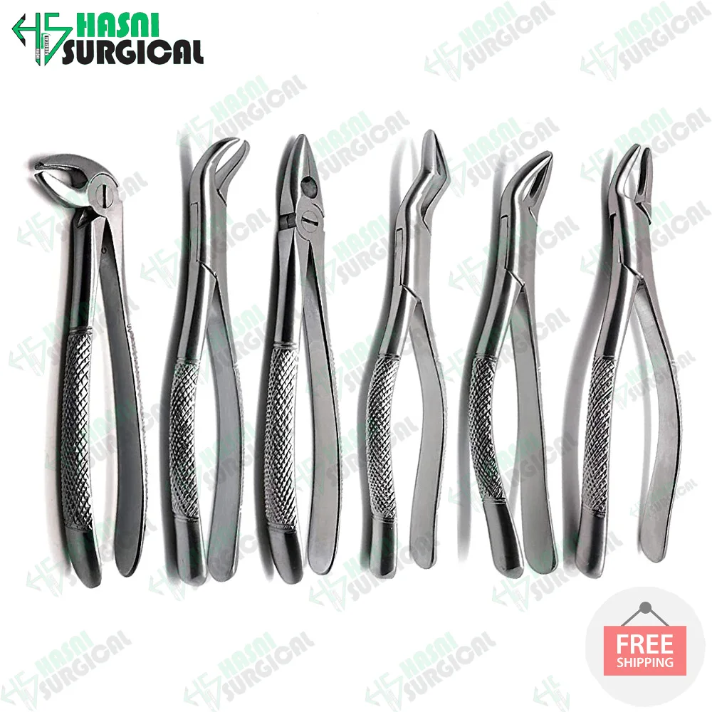Best Quality Dental equipment cheap price Dental Extraction Forceps English Pattern Steeliness Steel Dental Equipment CE ISO