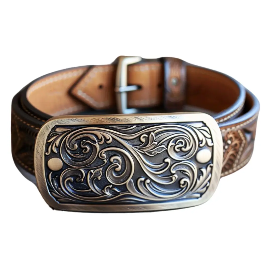 Personalized Metal Zinc Alloy Cowboy Belt Buckle Men