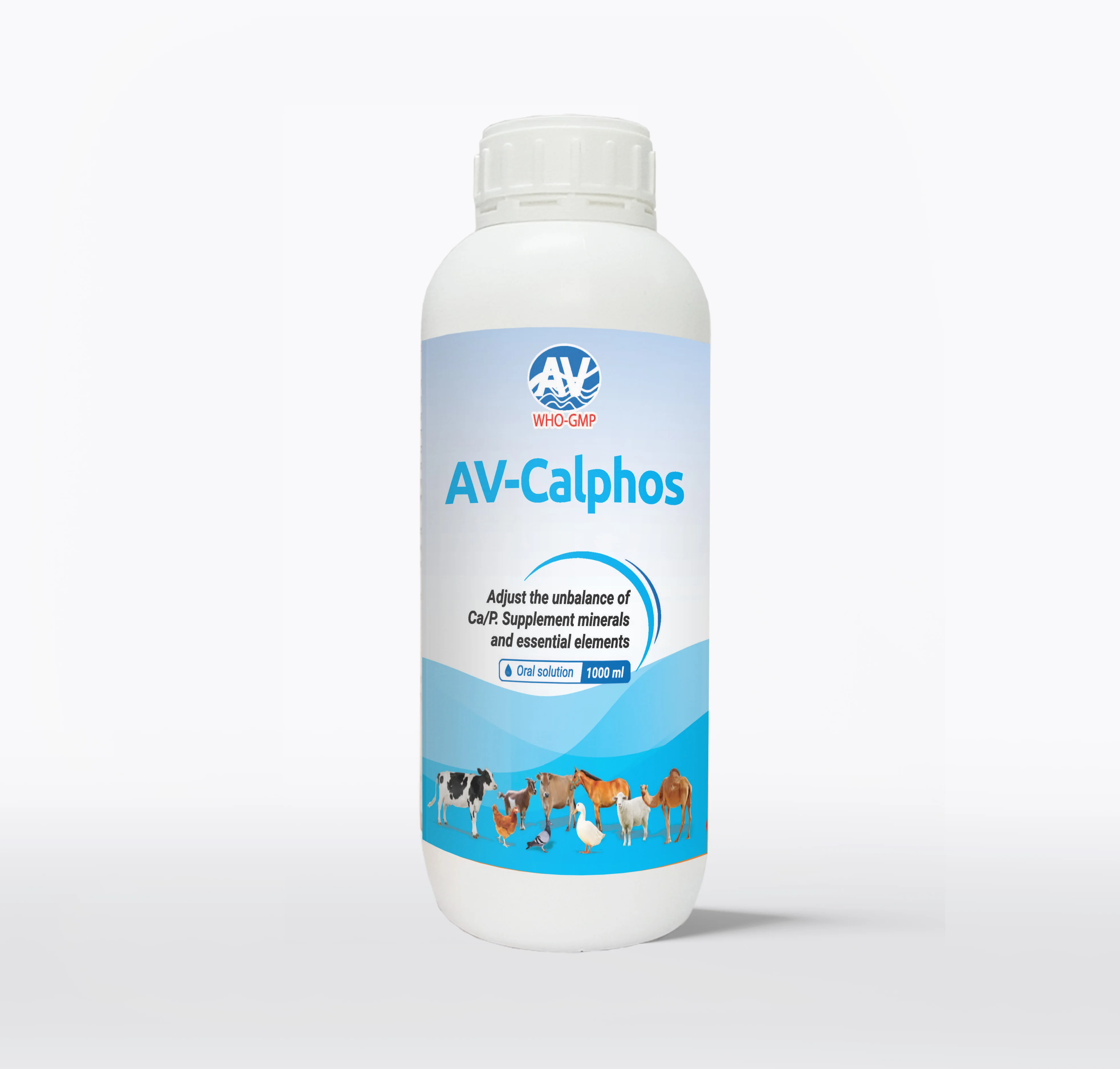 Калфос 1 л, медицинская поддержка для домашней птицы, домашних животных, высококачественный продукт, низкая цена