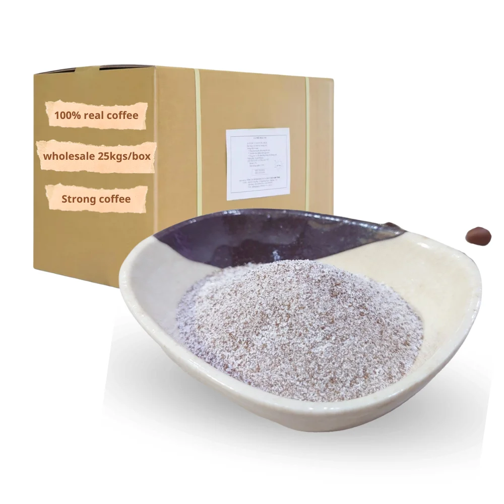 Стиль Ca Phe suan Da крепкий кофе растворимый Robusta с молоком горячий продавать напиток дешевая цена вьетнамский кофейный порошок мгновенный