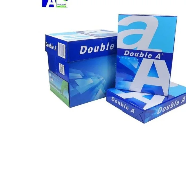 Double A Photocopy Printing A4 Copy Paper 80 75 70 GSM A4 White Copier Paper Supplier