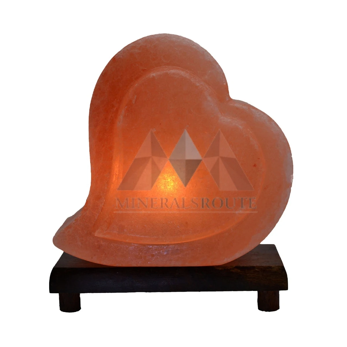 Himalayan Double Heart Salt Lamp In Low Price Bedroom Lighting Decoration Night Light Himalayan Salt Heart Shaped Lamp