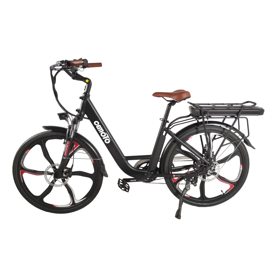 Hot Sale 26 Inch E-bike 36V Lithium battery 7 Speed 350W 500W Bafang motor Electric City Bicycle for adults