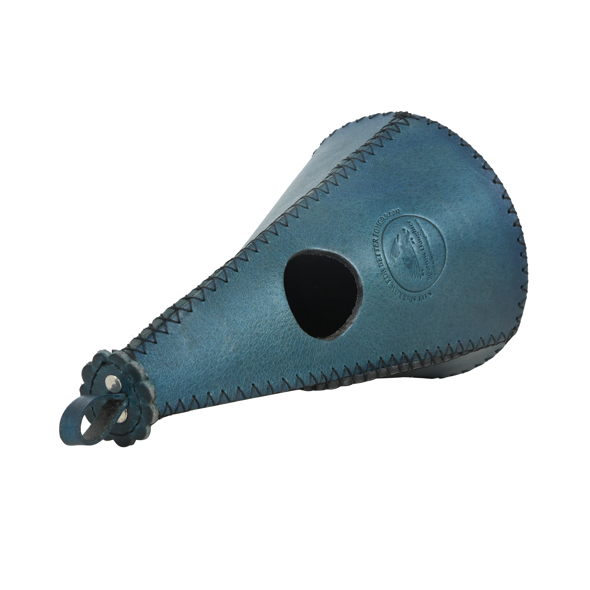 REAL LEATHER DURABLE HANGING BIRD HOUSE CUSTOMIZE HIDE MATERIAL INDOOR OUTDOOR BIRD CARE