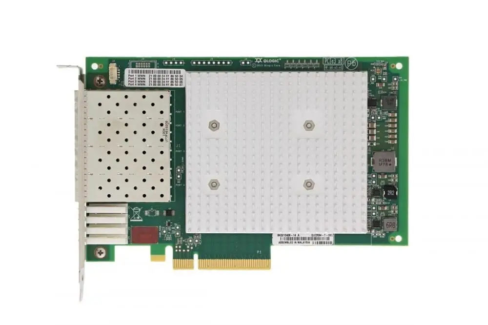 Q-логическая QLE2694-SR: двухпортовый 16 ГБ HBA с приемопередатчиками SFP + для подключения к корпоративному хранилищу