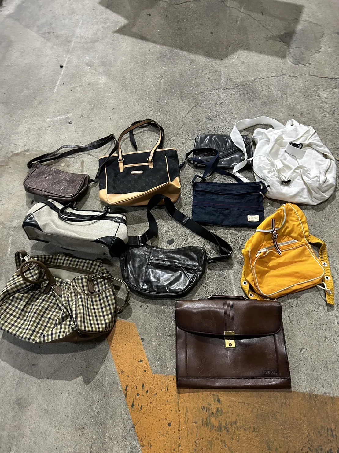 Japan Designer Second Hand Leather Used Luggage Bags for Sale