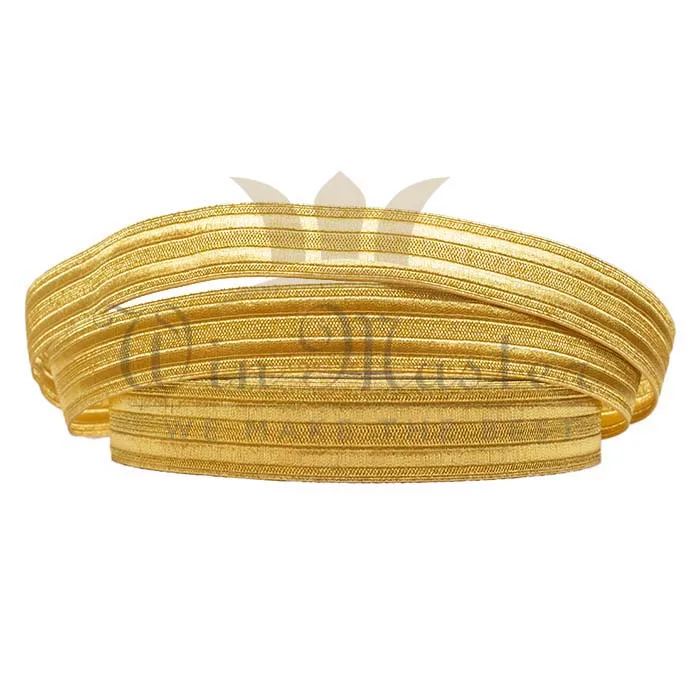 14mm Braid Gold Cellophane Trim Braid