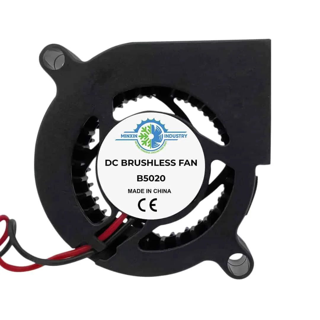 50x50x20mm Durable Dual Ball Bearings Centrifugal Blower Projector 3D Printer 2 Pin 3 Pin 4 Pin Customized Connector DC Fan