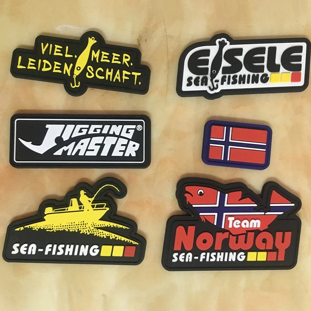 3D Logo Customized Soft PVC Silicone Raised Rubber Label Patch Transparent Clothing Labels / Hig Quality Pvc Patches