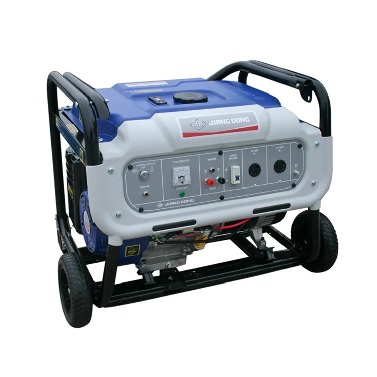 Эффективная производительность 7,5 кВт электрический двигатель 20 л Емкость топливного бака Jiangdong JD10000JWE2 бензиновый генератор/бензиновый генератор
