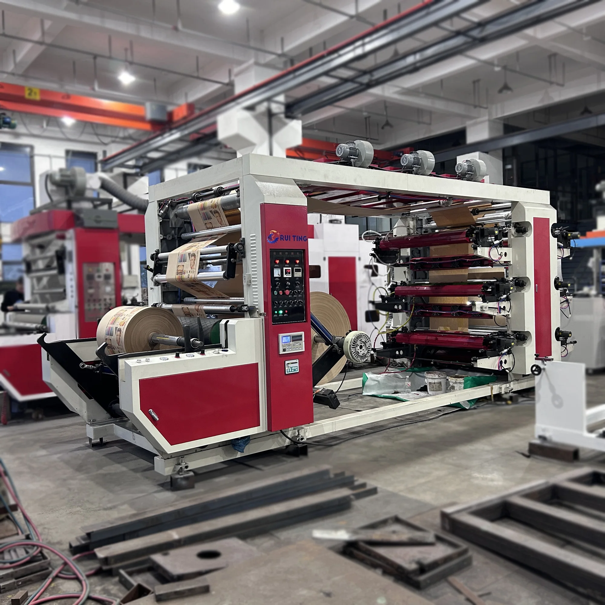 YT-4800 Shopping Bag Printing Machine Supermarket Plastic Bag logo Printer 4 Colors