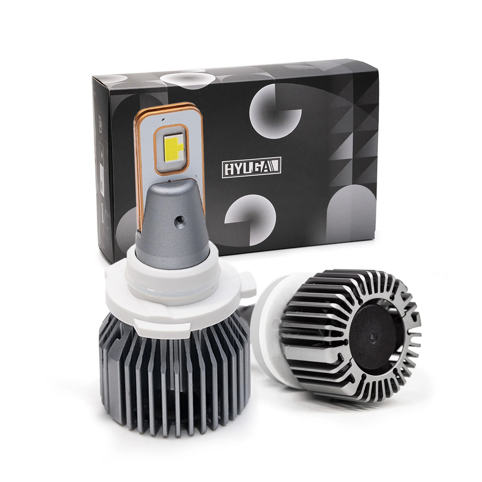 Автомобильные светодиодные фары, противотуманные фары CSP 7545 U9S высокой мощности 80 Вт 8400LM 6500K белый IP68 10-36 в HYUGA 9005 HB3