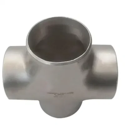 GB/T12459-2005 Stainless Steel SS304 SS316 Seamless Butt-Weld Pipe Fitting Cross
