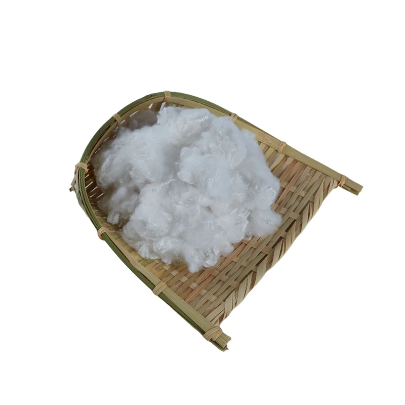 White Polyester Staple Fibre (PSF) For Spinning spun lace low melt non woven Size/Length 32 mm 38mm to 64 mm