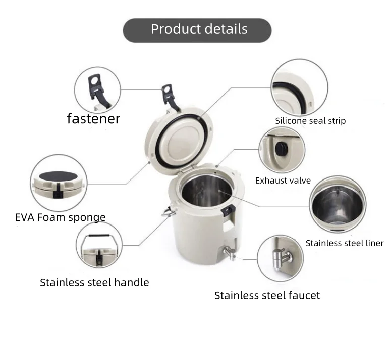 multifunction custom Good quality ice styrofoam hard cooler box portable beer cooler jug thermo water coolers