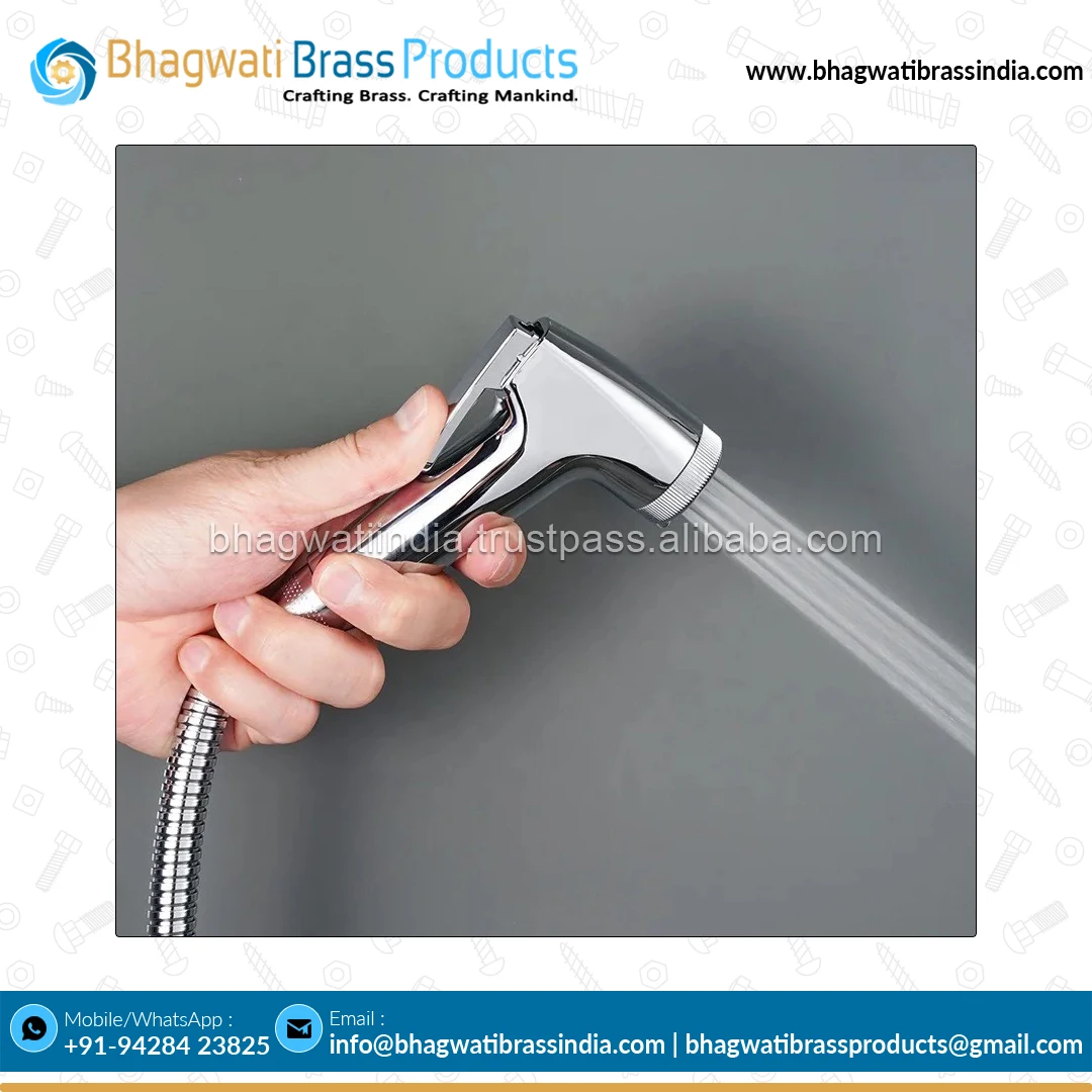Modern Design Style Bathroom Toilet Usage Portable ABS Material Made Toilet Hand Shattaf Sprayer Health Faucet