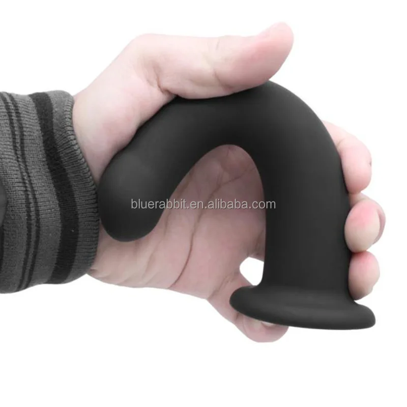 BlueRabbit Curved Dildo Wholesale 3pcs Silicone Anal Butt Plug Sex Toys Open Expander Strap on Dildo Anal Dilator Sets