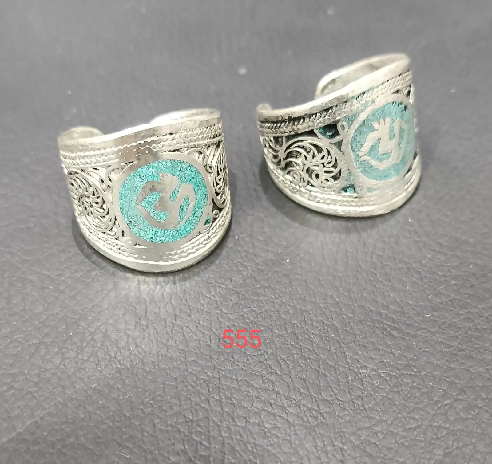 Buy hot selling trending wholesale german silver ringsfashion 2024 trending jewelry Indian handicrafts