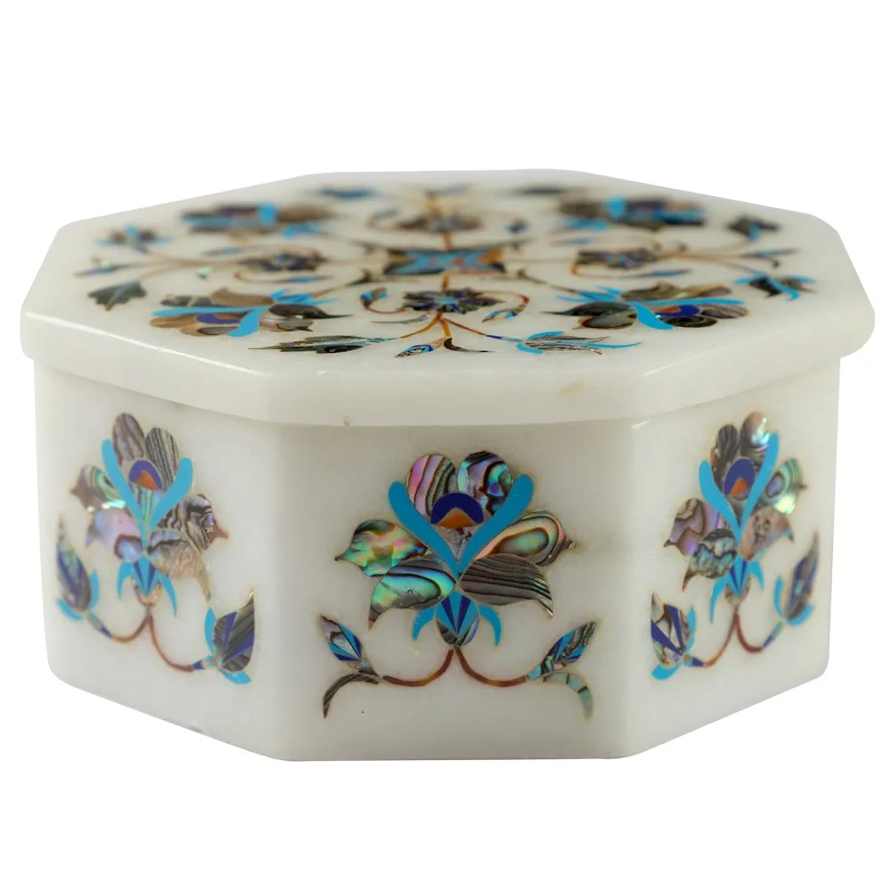 Premium Quality Storage Accessories Marble Jewellery Box for Girls Gifting Purpose Available at Bulk Supply from India