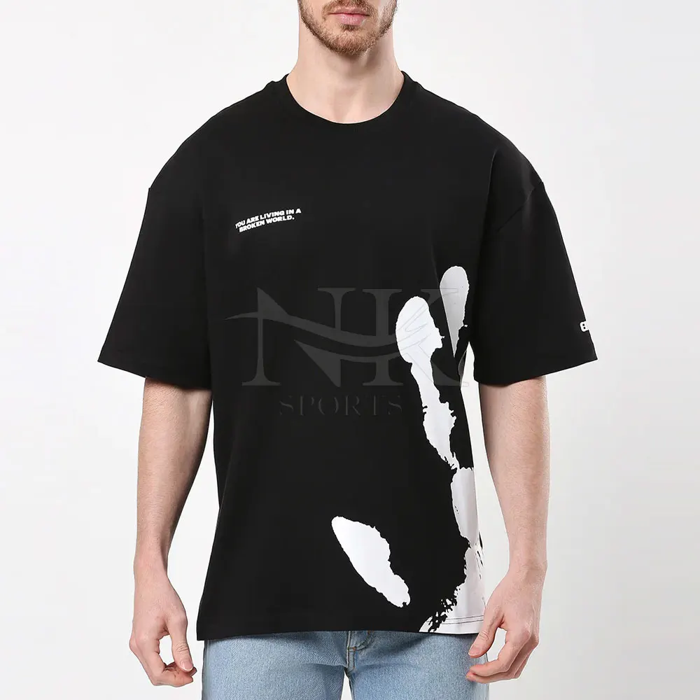 Pakistan Manufacturer Low Price Puff Printing T-Shirt Top Trendy  Puff Printing T-Shirt Outdoor Wear Puff Printing T-Shirt