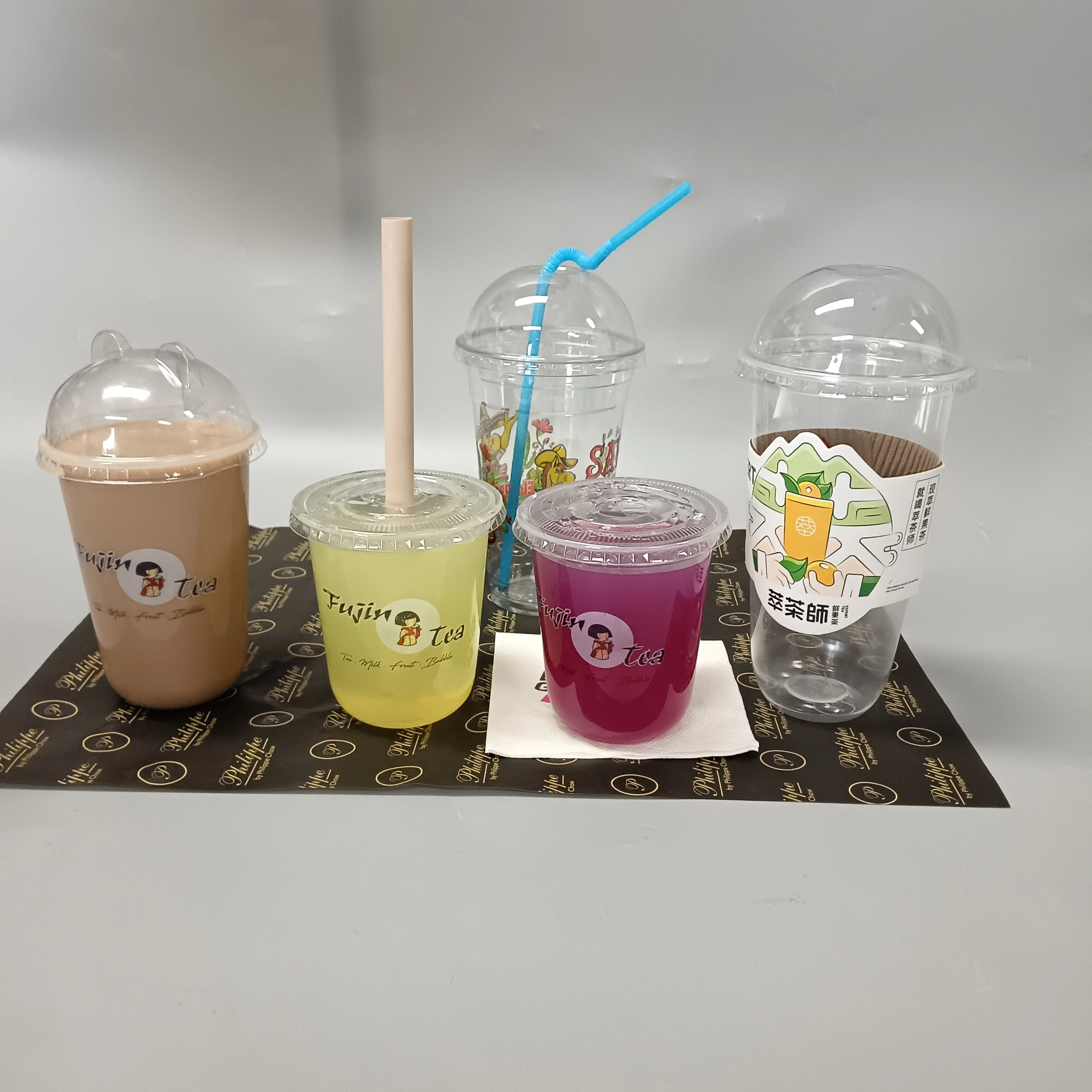 Eco-friendly disposable cups for parties wholesale cheap accept customization different sizes coffee cups cups for drink