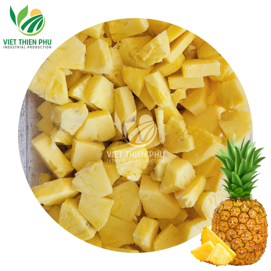 BEST QUALITY IQF Frozen Pineapple Fruit with Natural Sweet Made In Vietnam | Frozen Fruit
