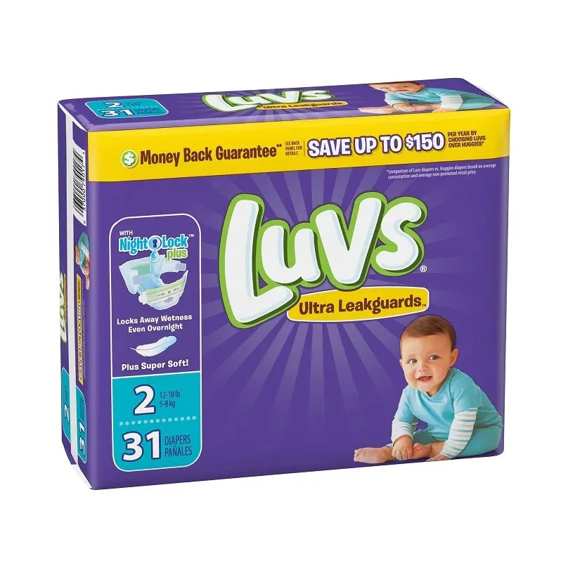 luvs pro level leak protection diapers size 5 172 count economy pack