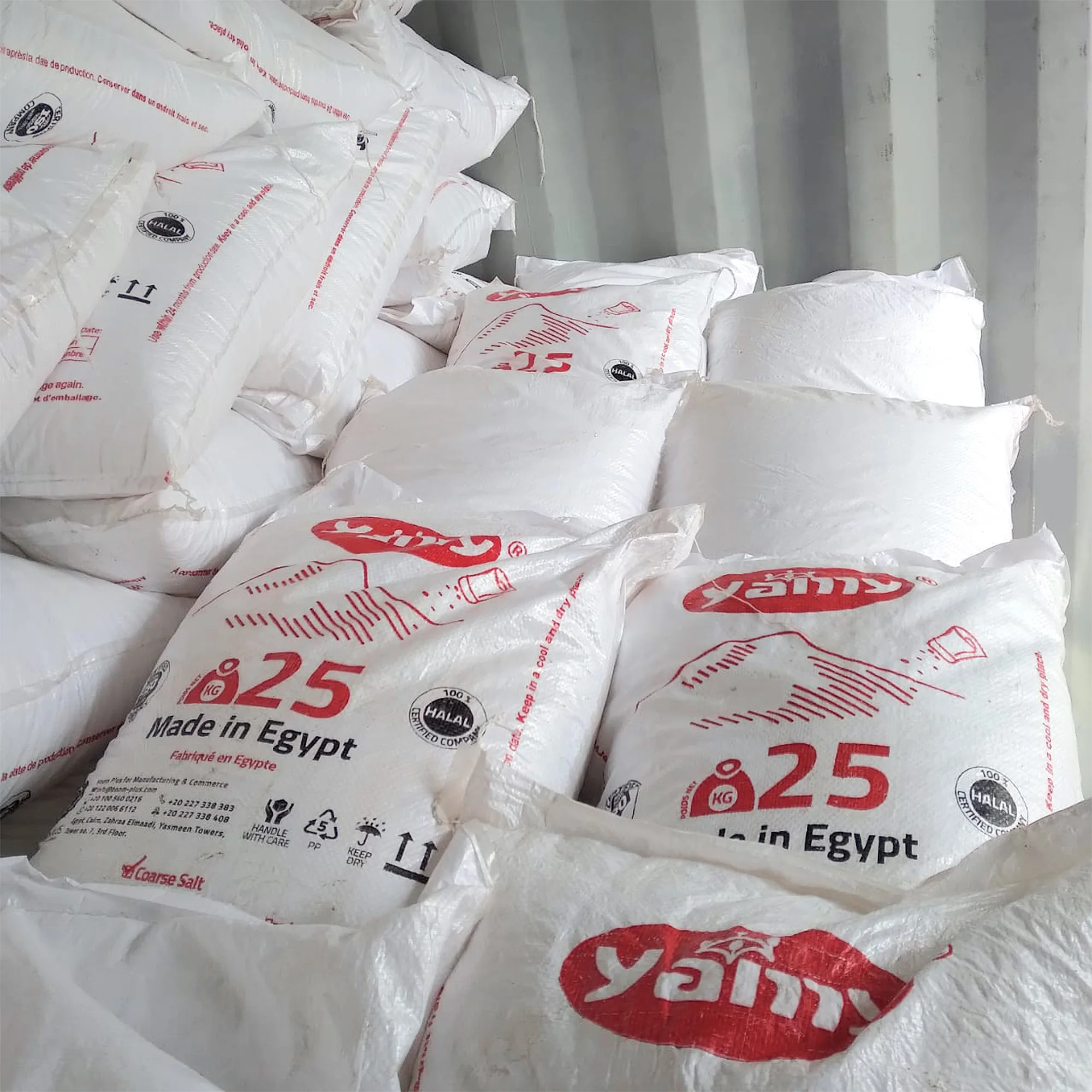 Premium Quality Yamy Red Salt 25kg White Refined Salt from Siwa Lakes low price from factory