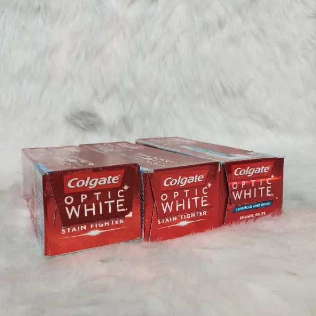 Colgate оптическая белая сияющая зубная паста