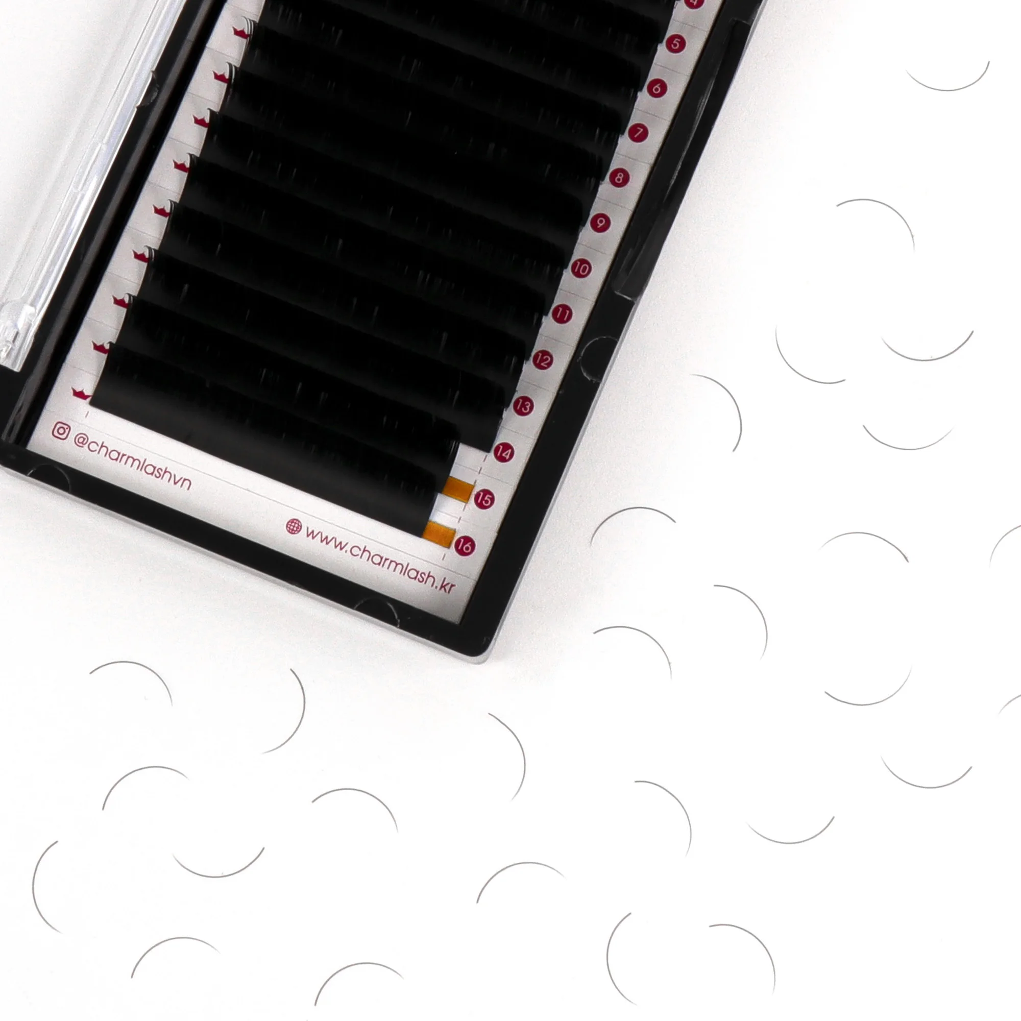 Hot selling matte black individual eyelash extensions lash trays wholesale handmade cashmere lash wholesale extension eyelash