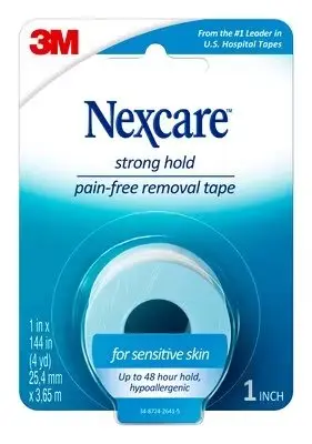 Versatile medical tape used to fix bandages, light-weight tubes and devices on the skin Nexcare SST-1 3M