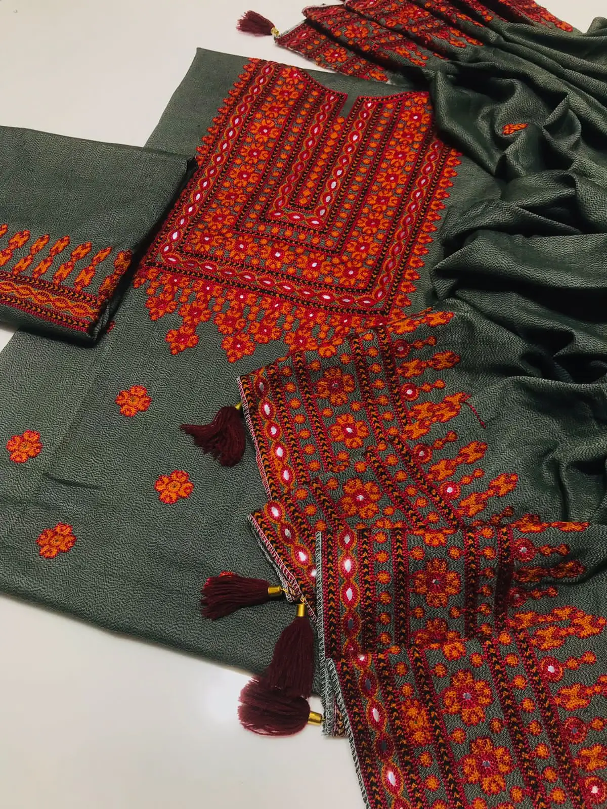 Punjabi style women shalwar suit