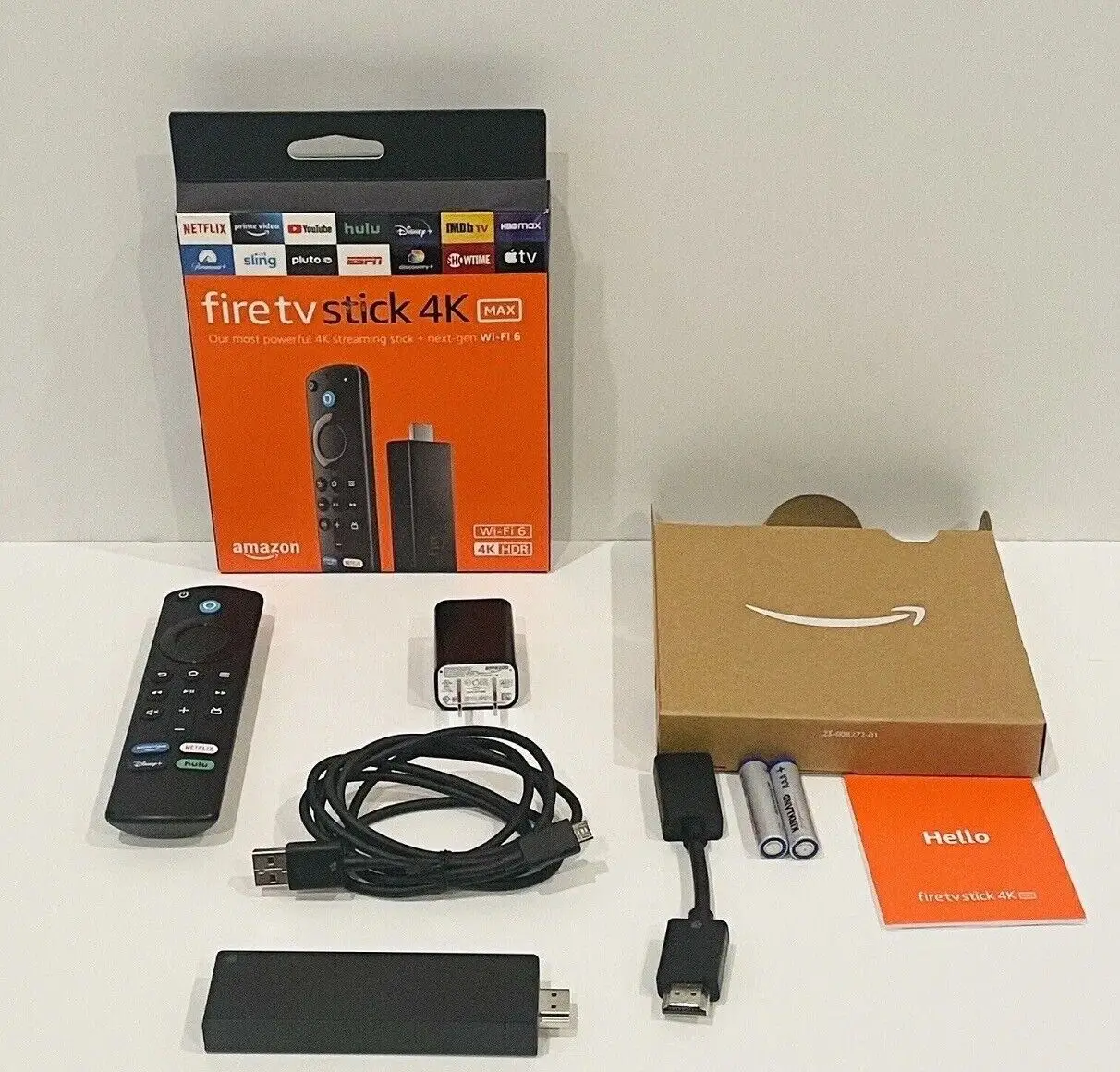 BEST OFFER Original New Amazons Fire TV Stick 4K Max Streaming Device, Wi-Fi 6, Alexa Voice Remote (includes TV controls)