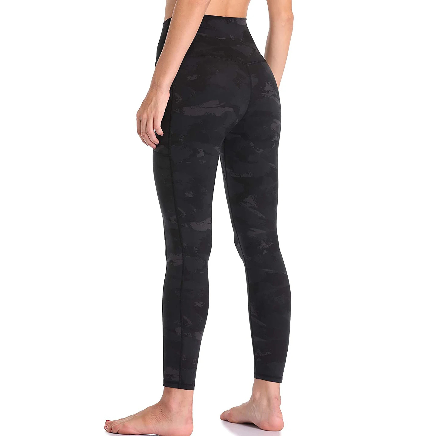 New Fashion Leopard Print Knitted Seamless Yoga Pants High Waist Tights Women Workout Fitness Leggings Breathable