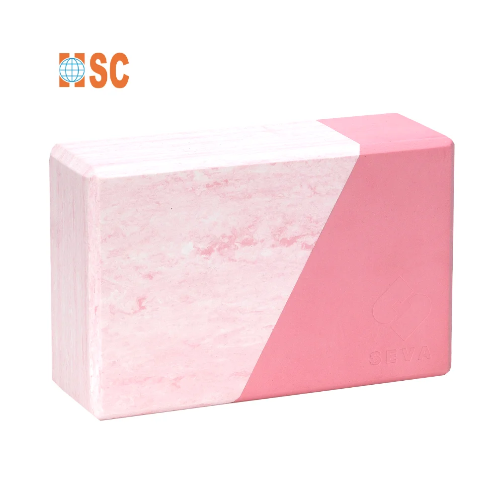 High Density EVA Foam Yoga Pilates Block Brick Fashion Camouflage Color OEM Custom Logo Color Size Density