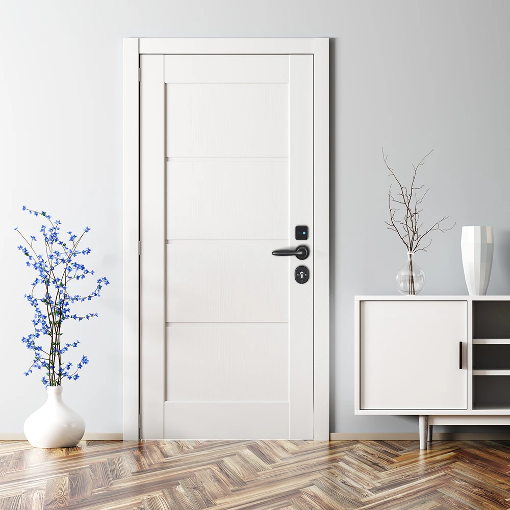 Latest design white fiberglass door villa exterior entry door armoured main safety door design