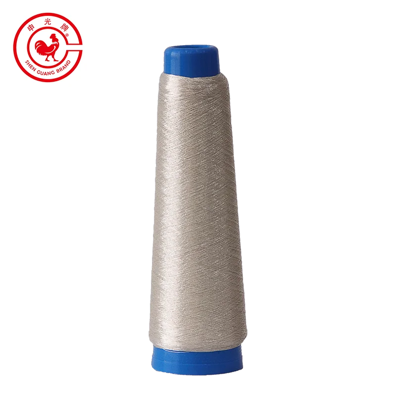 Different customized shiny Gimp embroidery yarn pure gold metallic 50D/75D embroidery yarn for woven line