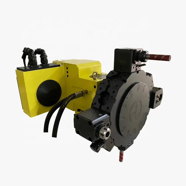 R100A-12 cnc lathe turret R series axial 12 station servo power tooling turret