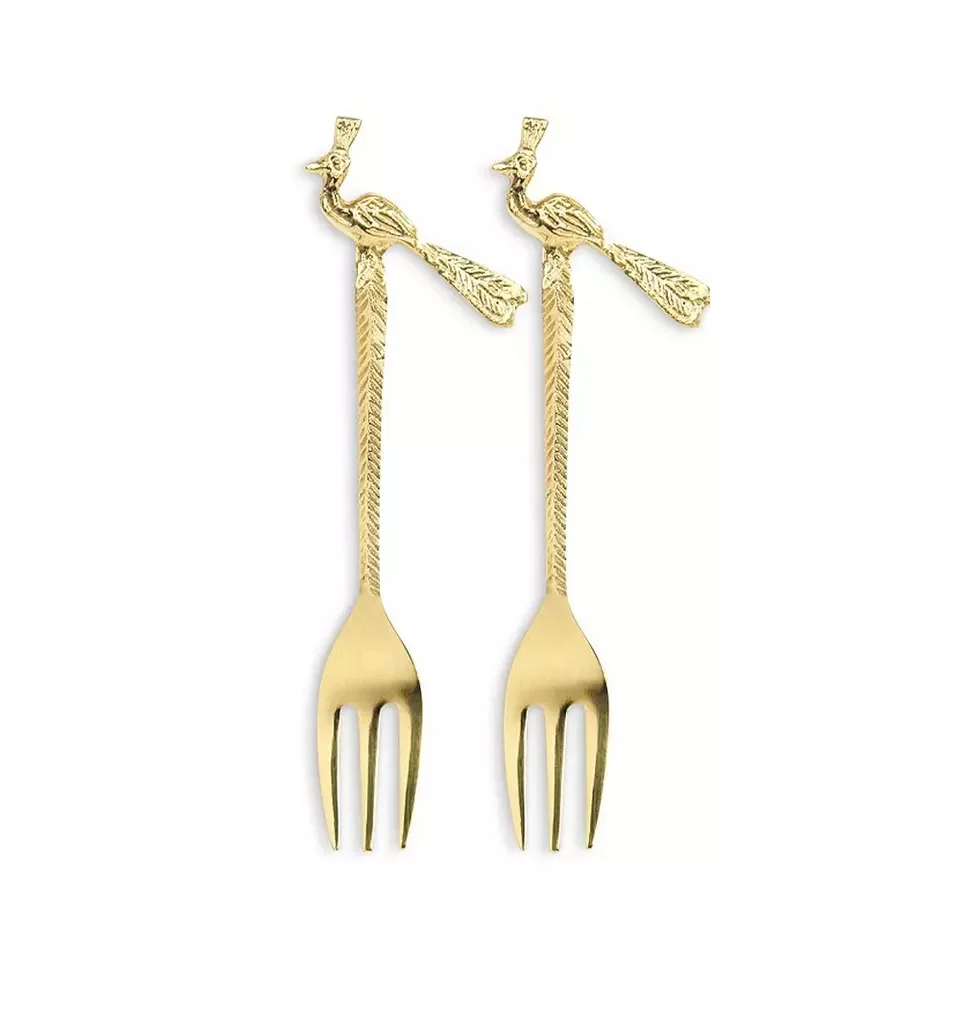 Gold Plated Metal Cutlery Set New Metal Flatware Set of 4 New Metal Flatware In Wholesale Price New Spoon And Fork