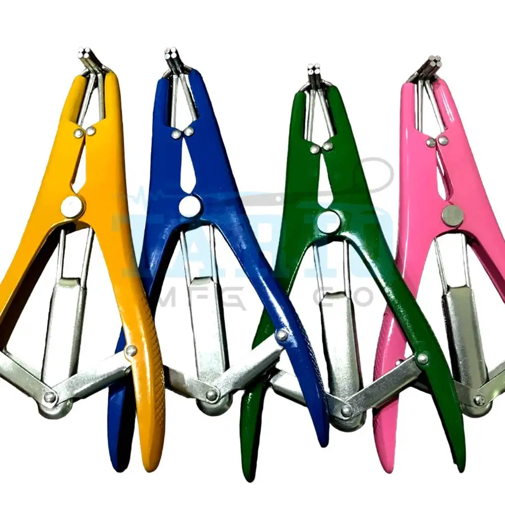High quality Elastrator Castrating Pliers Rubber Rings Elastrator Banding Pliers Castration Applicator Veterinary Instruments