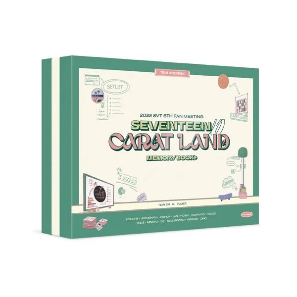 [Официальные альбомы KPOP] Корейский IDOL Boy Group Seventeen 2022 SVT 6-я встреча фанатов [SEVENTEEN in KT LAND] Книга с памятью
