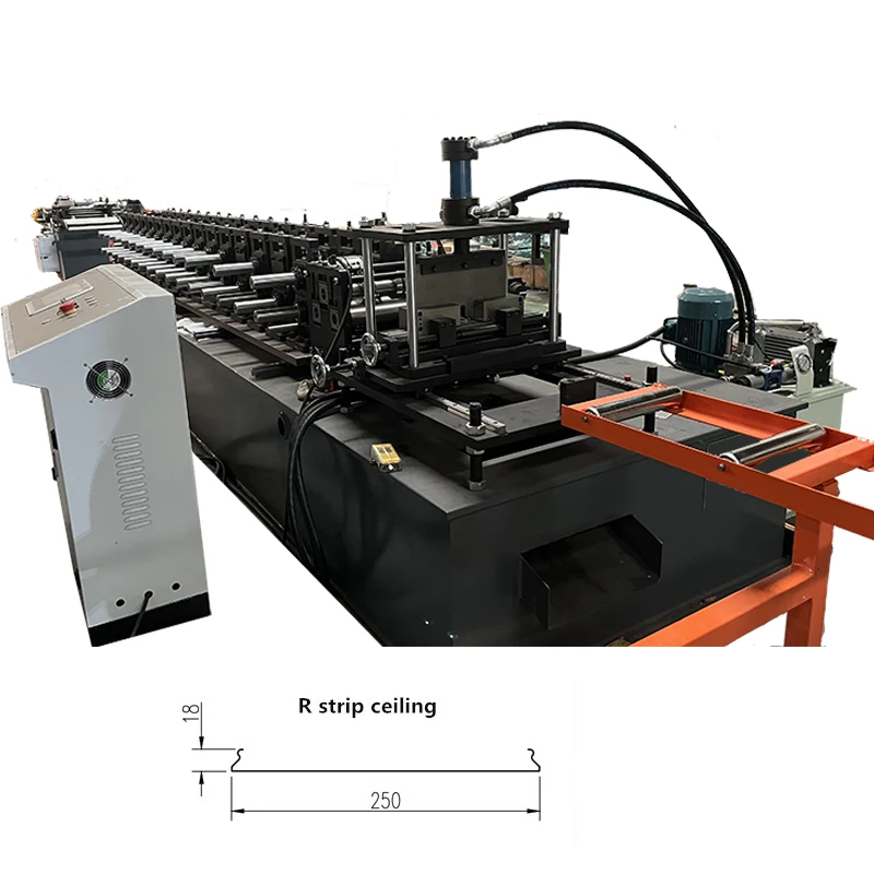 Linear Strip Metal Suspended Drop Ceiling Roll Forming Machine