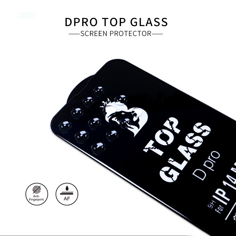 OG Tempered Glass Screen Protector For Iphone 14 13 12 11 Pro Max X Xs Xr 6 7 8 Plus 2.5d Silk Printing 9h Clear Protective Film