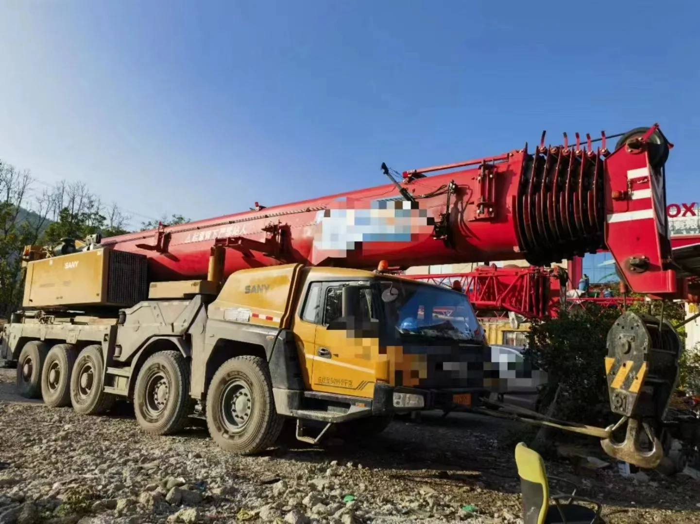 SANNY STC800 80 ton Used Crane Truck  Hydraulic Truck Crane in Efficine Hoist System