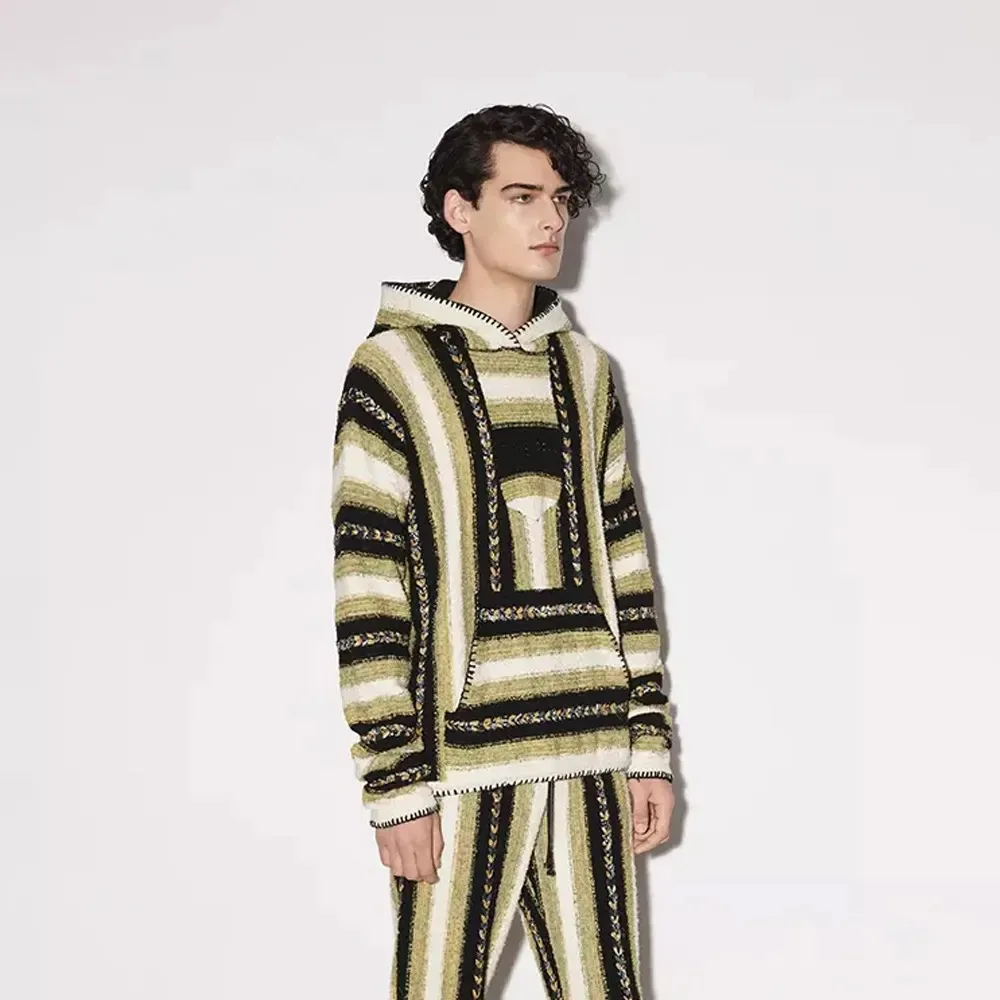 Custom Print Neon Jumpers Drop Shoulder Velvet Logo Split Fashion Baja Wholesale All Colors Luxury Quality Cut And Sew Hoodies