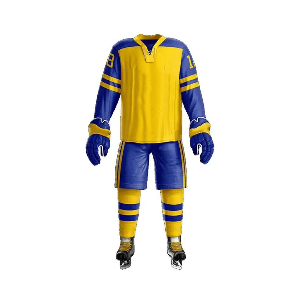 Custom Field hockey uniforms High Quality Sublimation Design Professional Ice Hockey Jersey