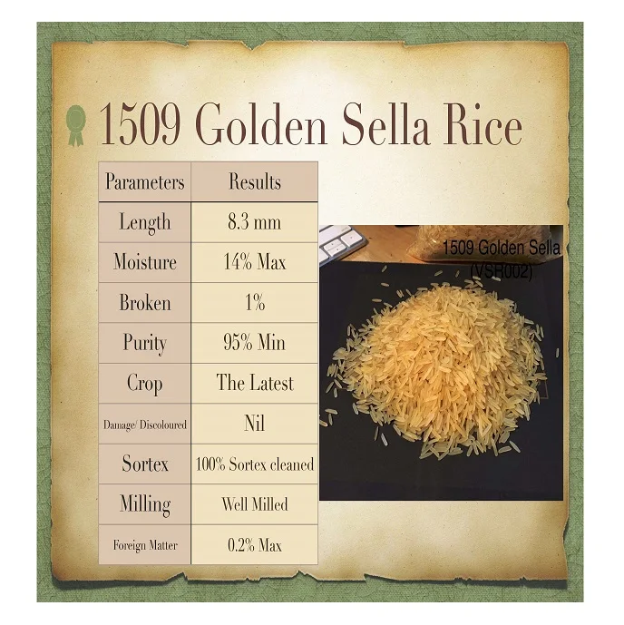 1509 golden  Sella Rice