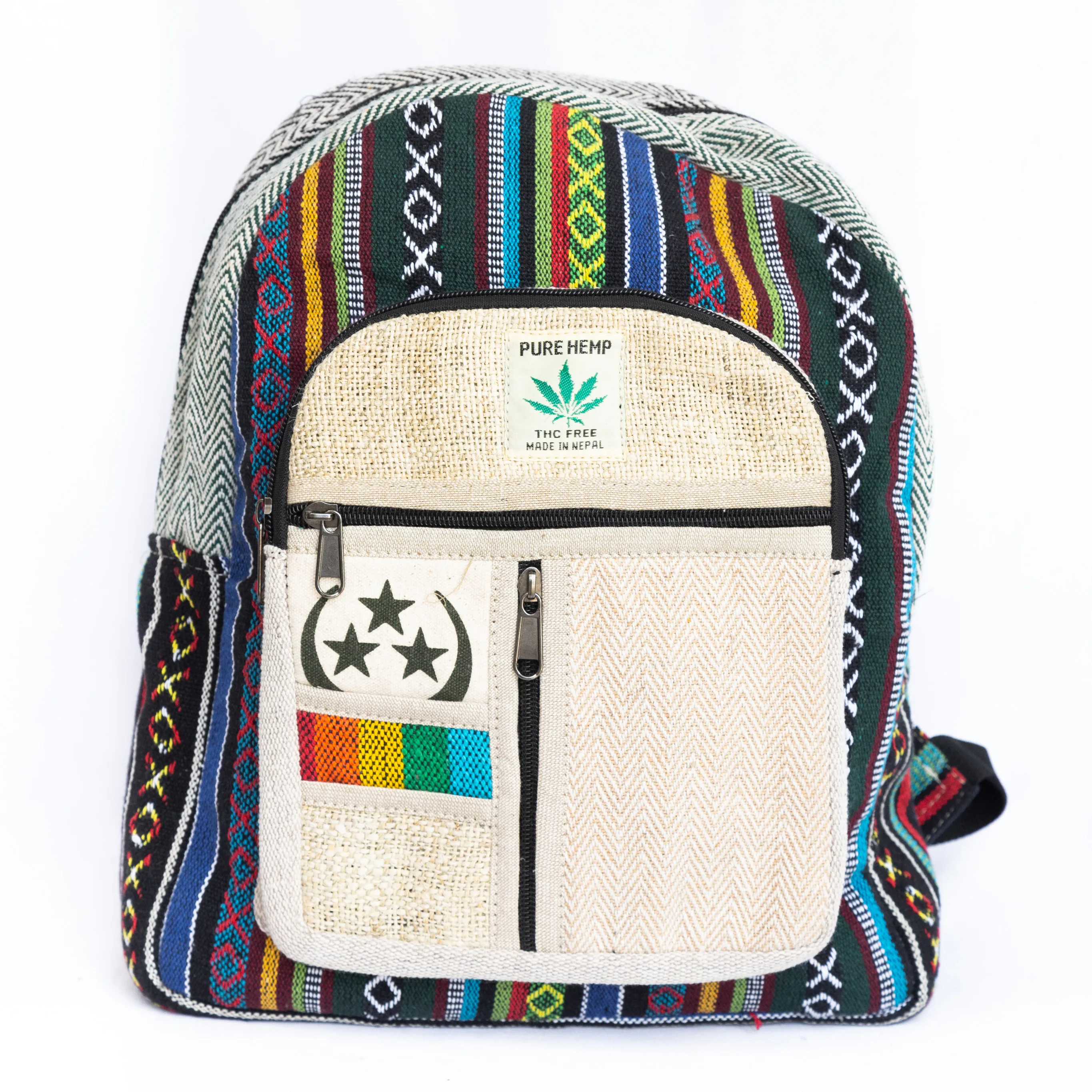 Travel Shoulder Bag Handmade Hemp Outdoor Crossbody Bag